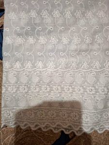 White Embroidered Palazzo Pants
