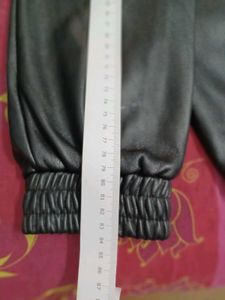 Black Faux Leather Pants
