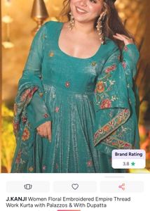 KALINI Women Ethnic Kurta Set With Palazzo