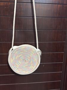 Sunflower Rope Crossbody Bag