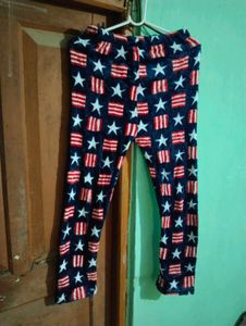 length 36,American Flag Pattern Fleece Pants