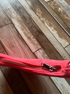 Mango Neon Pink Crescent Bag