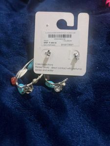 Boho Beaded Hoop Earrings