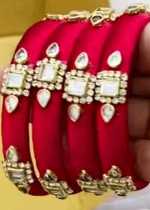 Elegant Silk Thread Bangles any one pair