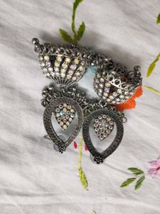 Chic Beaded Bracelet 5 earring combo
