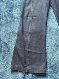 Dark Wash Denim Flare Pants