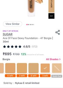 SUGAR Ace of Face Dewy Foundation