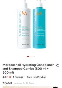 Moroccanoil Shampoo &amp; Conditioner Set
