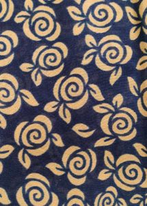 two peices Elegant Yellow &amp; Navy Saree