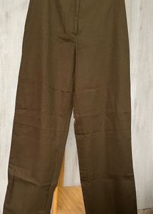 Olive Green Wide Leg Pants