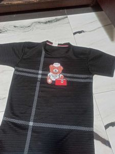 Cute Bear Print T-Shirt