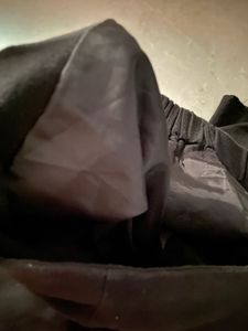 Chic Black Ruffle Hem Skirt
