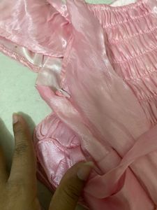 Pretty Pink Tiered Ruffle Dress