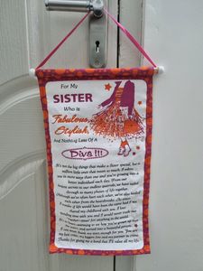 Sister Diva Wall Hanging