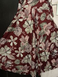 Elegant Floral Print Maxi Dress