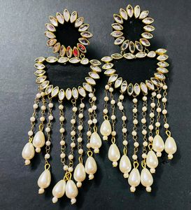 Fancy Party Wear Have Long Size Earrings
