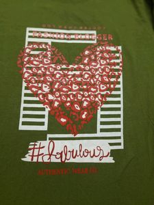 Olive Color Full Sleeves T Shirt