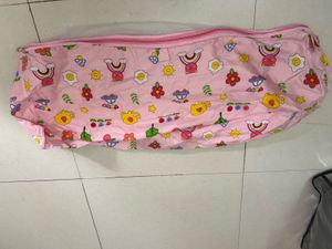 Cute Pink Cartoon Print Baby Pouch Bag / Sleeping