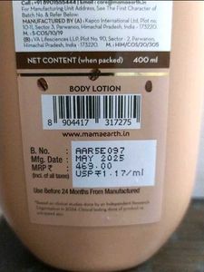 Mamaearth Cocoa Rich Body Lotion - 400ml