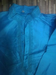Blue Kurta - Men's Ethnic Fashion