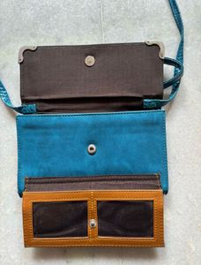 Teal Crossbody Bag