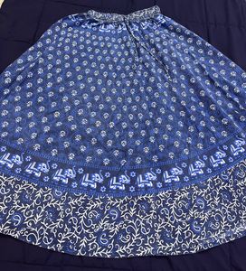 Bohemian Elephant Print Maxi Skirt