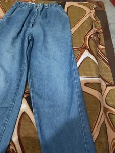 Vintage Wash Denim Pants