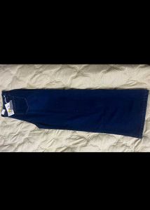 Wide Leg Dark Wash Denim Jeans