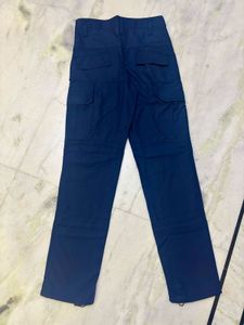 Unisexual Navy Blue Cargo Pants