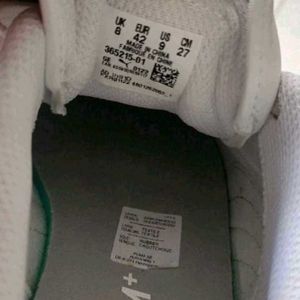 Puma White &amp; Black Sneakers