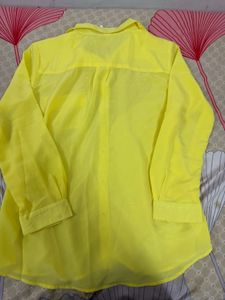 Bright Yellow Long Sleeve Shirt
