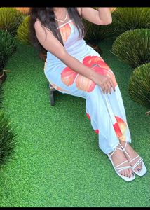 Floral Print Maxi Dress