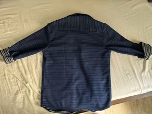 Textured Old Money Navy Shirt