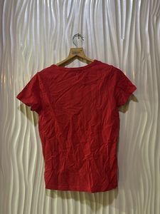 Mango Red Logo T-Shirt