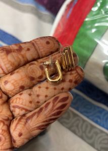 Gold Tone Hoop Earrings
