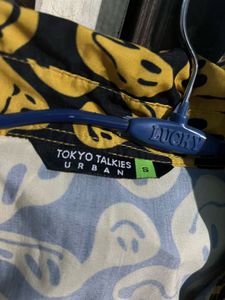 Smiley Face Print Shirt