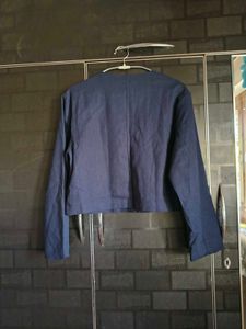 Navy Pocket Jacket - Stylish &amp; Chic