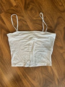 Simple White Camisole Top
