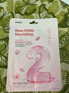 MINISO Rose PDRN Nourishing Facial Mask