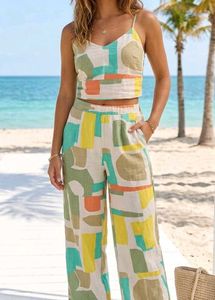 Abstract Print Ethnic Co-ord Set