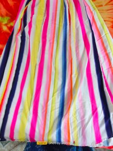 Colorful Striped Maxi Dress