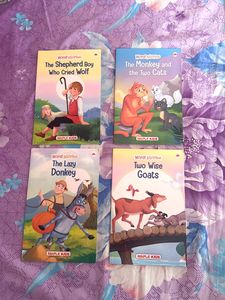 Lot of 4 Moral Stories Books for Kids