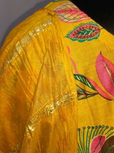 Very Graceful Yellow Golden Suit Set