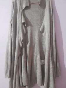 Sparkly Knit Waterfall Cardigan Shrug