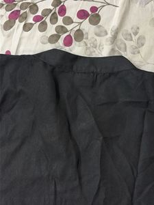 Elegant Black Pleated Blouse