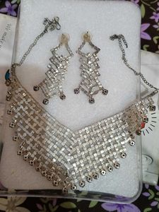 Sparkling Pink &amp; Crystal Choker Set