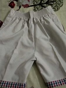 school uniform white short