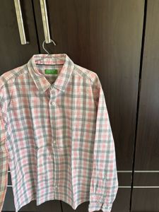 United Colors of Benetton Plaid Shirt