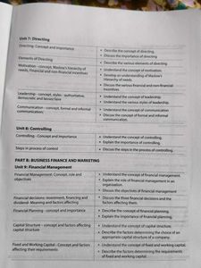 Business Studies Class 12 sample paper