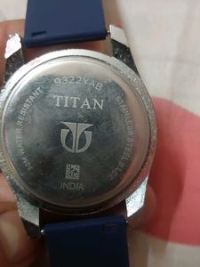 Titan Silver Dial Watch